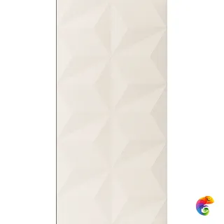 4D Diamond White Matt Rett 40х80