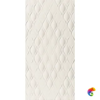 4D Drop White Matt Rett 40х80