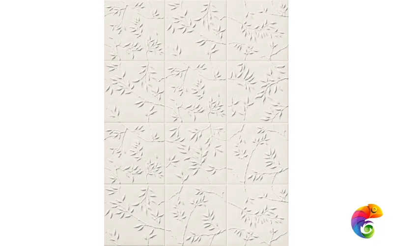 4D Nature White  20х20