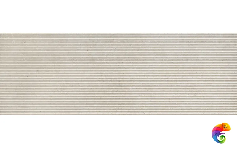 RCUR Travertino Wall Struttura 3D Pli Cross Bianco Rett 40x120