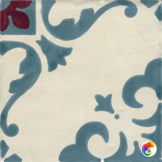 8328 Jolie Ivoire Petrole Trama (комп/4шт) 10х10