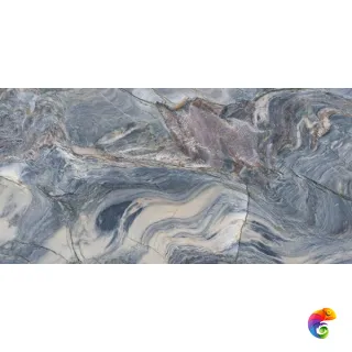 Blue Explosion Pol. Rect 60x120