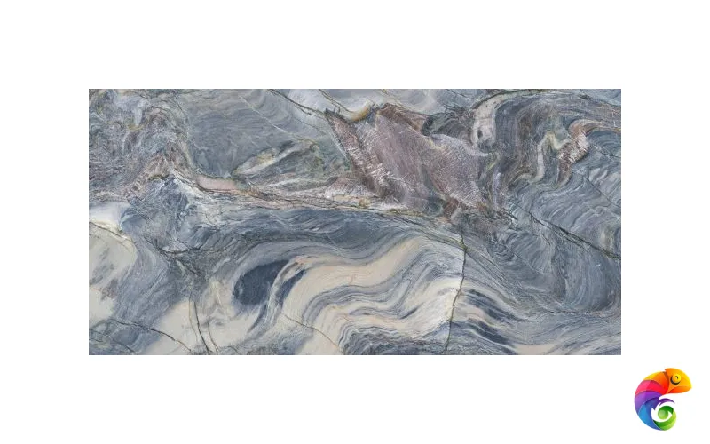 Blue Explosion Pol. Rect 60x120