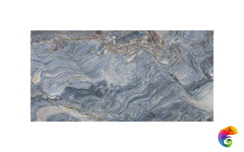 Blue Explosion Pol. Rect 60x120