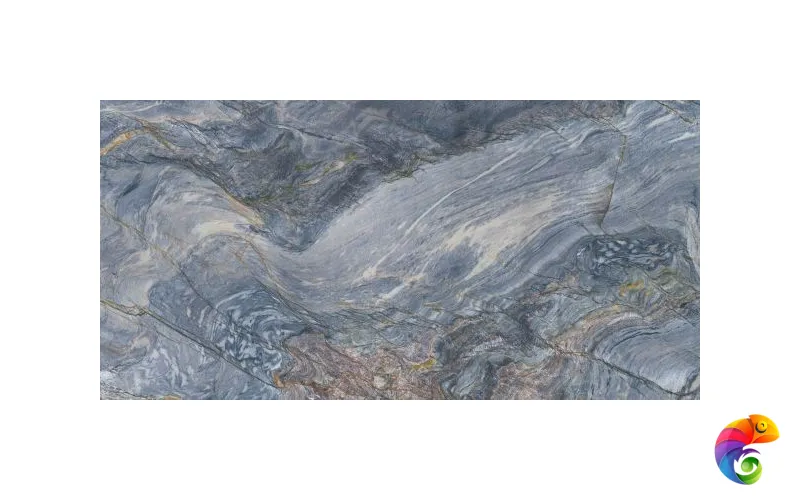 Blue Explosion Pol. Rect 60x120