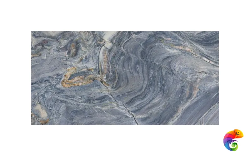 Blue Explosion Pol. Rect 60x120