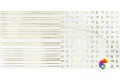 Decor Lumia  Gold White Lapp/Rett 30x60 (комп/2 шт)