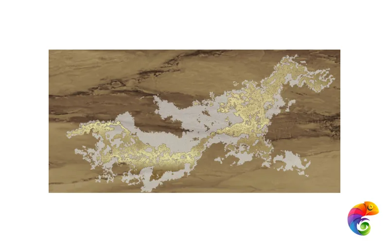 Decor Solitaire Gold Visone Lapp/Rett 30x60 (комп/2 шт)