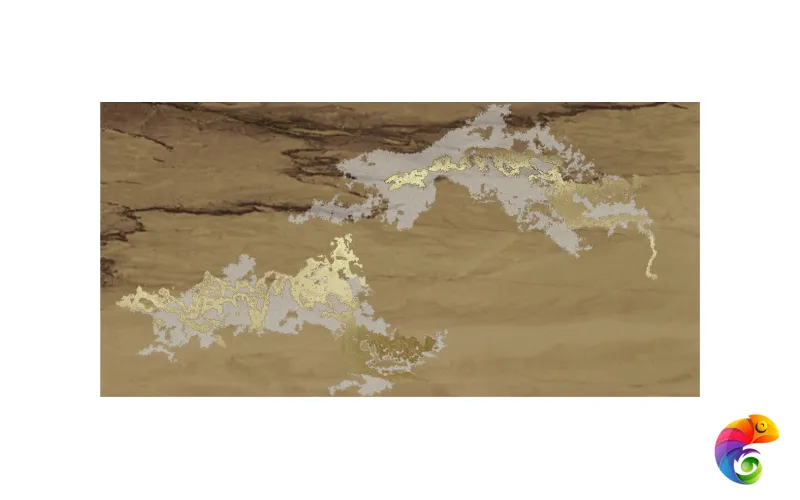 Decor Solitaire Gold Visone Lapp/Rett 30x60 (комп/2 шт)