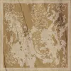 Decor Solitaire Rosone Pav.  Gold- Visone Lapp/Rett 60x60