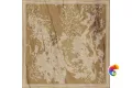 Decor Solitaire Rosone Pav.  Gold- Visone Lapp/Rett 60x60