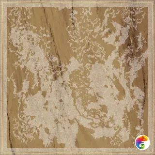 Decor Solitaire Rosone Pav.  Gold- Visone Lapp/Rett 60x60