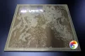 Decor Solitaire Rosone Pav.  Gold- Visone Lapp/Rett 60x60