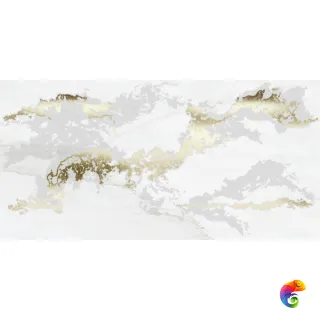 Decor Solitaire  Gold- White Lapp/Rett 60x120 (1шт)