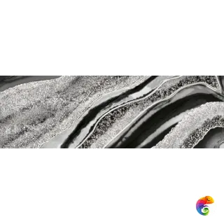 Decor Superior Silver Dark 25x75