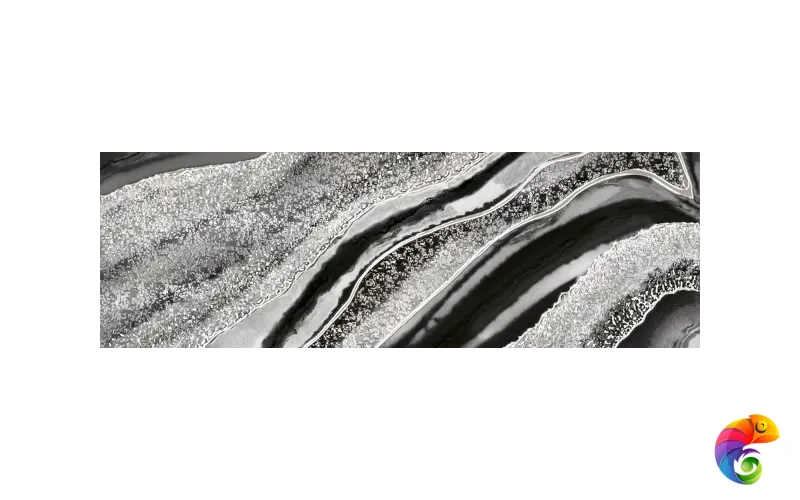 Decor Superior Silver Dark 25x75