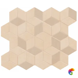 Delux Beige Tessere Rombi 26х28