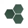 Hexa Six Green 14x16