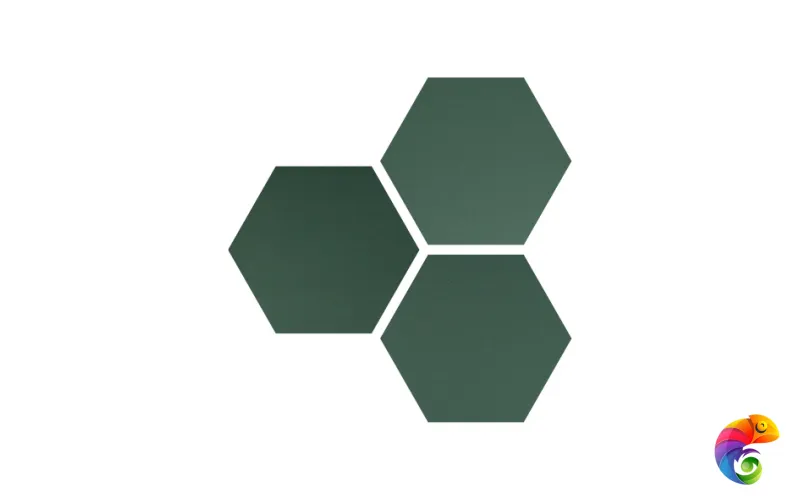 Hexa Six Green 14x16