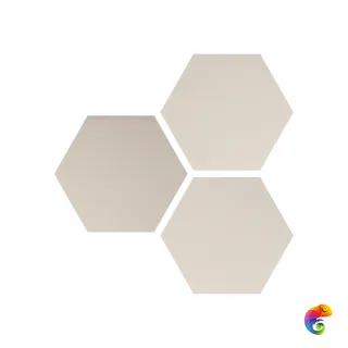 Hexa Six White 14x16