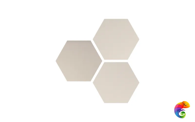 Hexa Six White 14x16