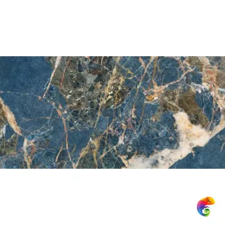 Icaro Blue Marble Pol Rect 60x120
