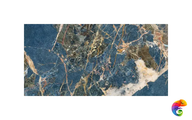 Icaro Blue Marble Pol Rect 60x120
