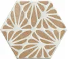 J082 Terracreta Cesello Chamotte Esagonо 25х21,6