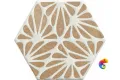J082 Terracreta Cesello Chamotte Esagonо 25х21,6