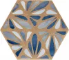 J084 Terracreta Dipinto Chamotte Esagonо 25х21,6