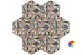 J084 Terracreta Dipinto Chamotte Esagonо 25х21,6