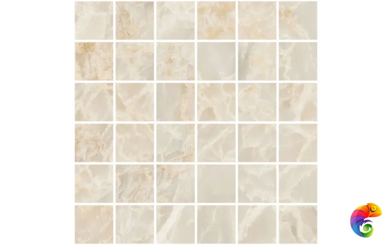 K949880LPR1VTE0 Marble-X Мозаика Скайрос Кремовый ЛПР 30x30 (5x5)