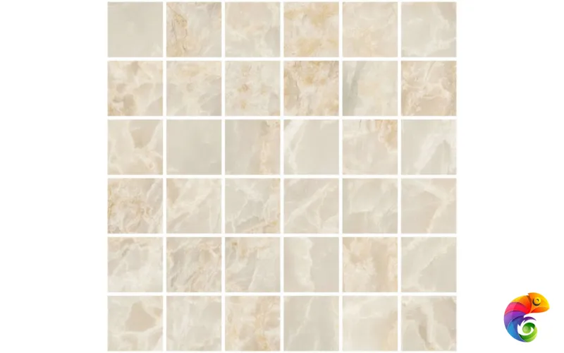 K949880LPR1VTE0 Marble-X Мозаика Скайрос Кремовый ЛПР 30x30 (5x5)