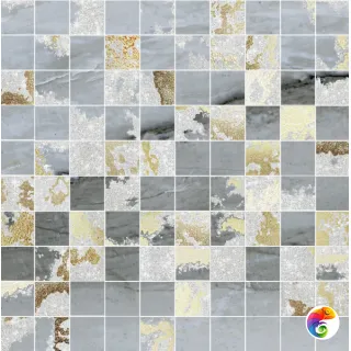 MQSB Mosaico Q. Solitaire Blu Mix 29,7х29,7 (Р) (6шт)