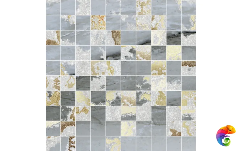 MQSB Mosaico Q. Solitaire Blu Mix 29,7х29,7 (Р) (6шт) 