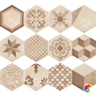 Mix Decori Esagonо Vers. C 25х21,6