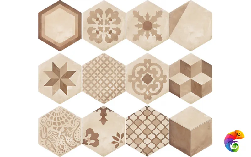 Mix Decori Esagonо Vers. C 25х21,6