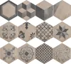 Mix Decori Esagono Vers. F 25х21,6