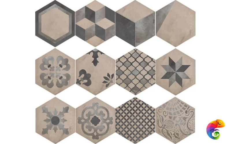 Mix Decori Esagono Vers. F 25х21,6