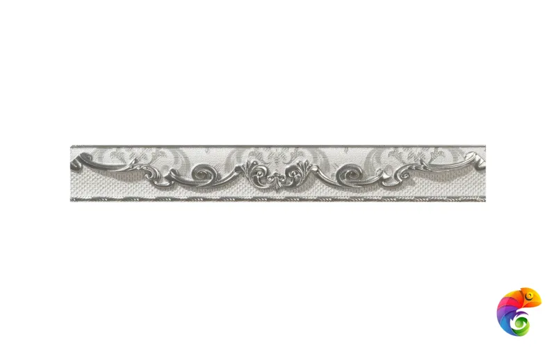 Moldura Poem Plata-Perla 3.5x25