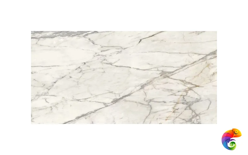 R6RL Maiora Marble Effect Calacatta Oro Glossy Rett 120x240