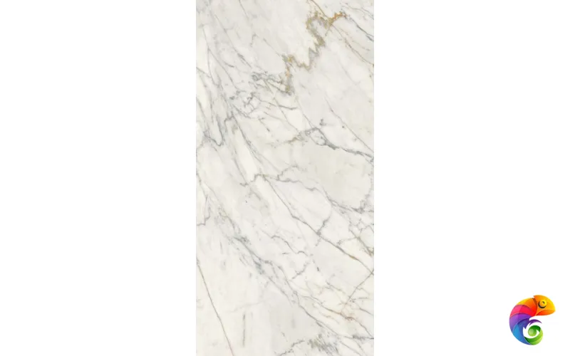 R6RL Maiora Marble Effect Calacatta Oro Glossy Rett 120x240