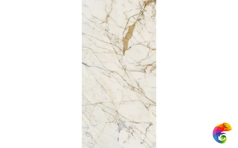 R6RL Maiora Marble Effect Calacatta Oro Glossy Rett 120x240