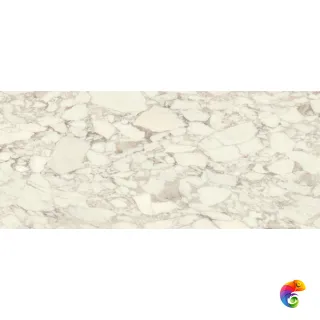 R7EL Maiora Marble Effect Arabescato Glossy Rett. 120x278