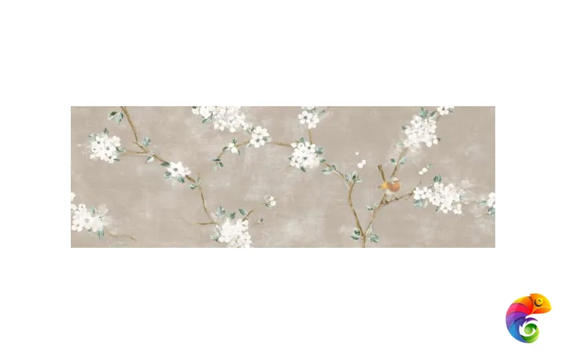 RA2C Mixed Rosa Decoro Fiori di Pesco B Rett. 40x120