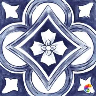 RC8G Amuri Decoro Maiolica Tappeto 1 Glossy 20х20 RT