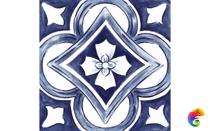 RC8G Amuri Decoro Maiolica Tappeto 1 Glossy 20х20 RT