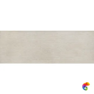 RCUR Travertino Wall Struttura 3D Pli Cross Bianco Rett 40x120