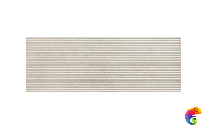 RCUR Travertino Wall Struttura 3D Pli Cross Bianco Rett 40x120