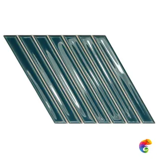 Spike Bars A Peacock Blue 15x25,9